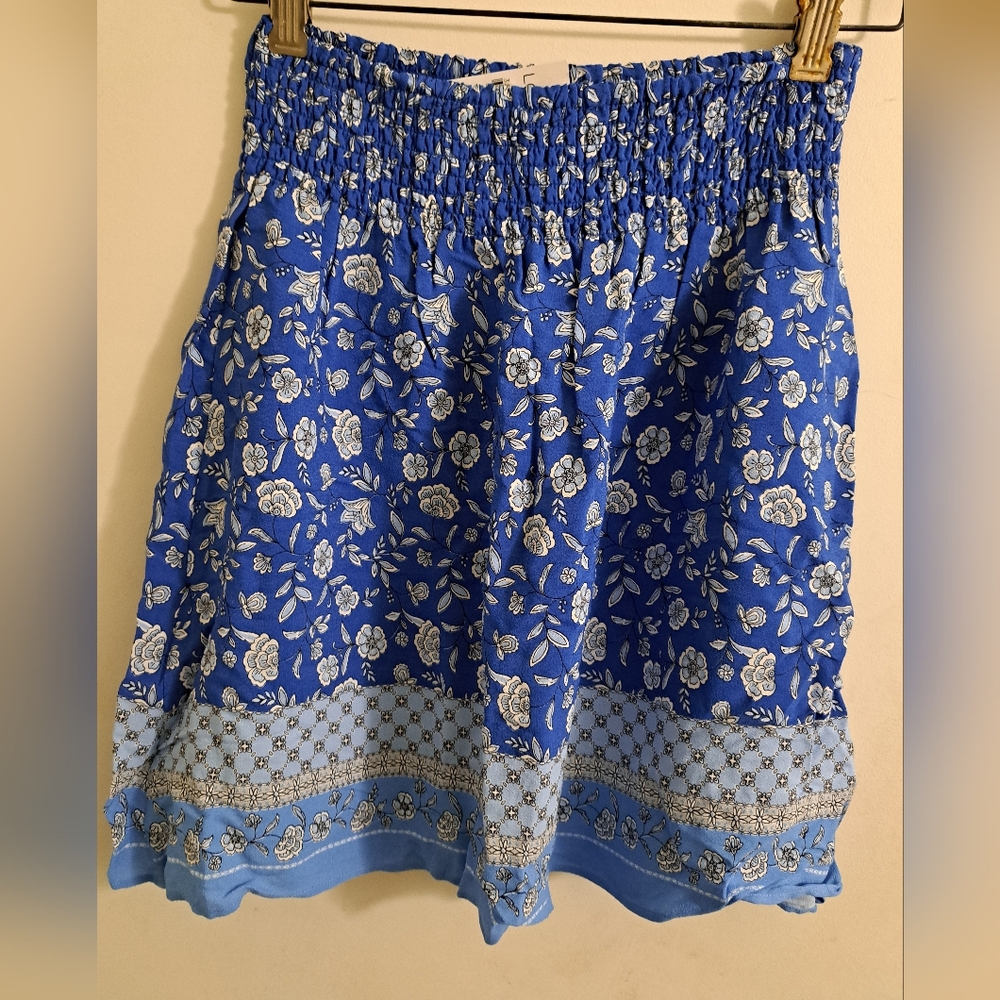 Loft Blue Skirt